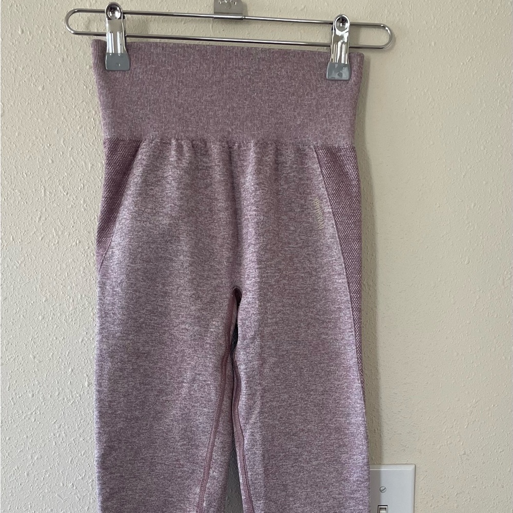 Gymshark Sz XS Higher Rise Lavender Workout Leggings